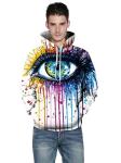 Unisex Pullover 3d Polyester Sublimation Hoodies Skull Hoodies For Men