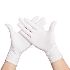 China CE FDA EN455-2 Certificate White Latex Glove Lightly Powdered 3mm Thickness factory