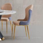 Backrest Decoration 50x60x97cm SS Dining Chairs Modern Dining Room Chairs