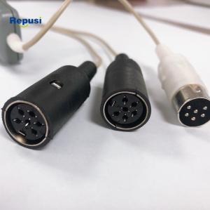China 6 Pole DIN EMG Shielded Cable With Swich Conversion Cable factory