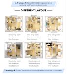 40ft Folding Expandable Granny Flat Prefabricated Container House Villa at Good