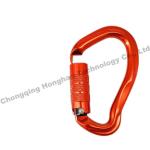 Aluminium Alloy Carabiner Unique Shape Auto Lock 23KN for Outdoor Climbing