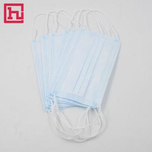 China GB19083 Earloop Blue Disposable Surgical Mask PP Non Woven factory