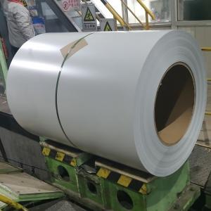 China Beckers Frost White Pre-Painted Galvalume Steel Coil AZ150 PPGL DX51D 10 years warranty export to south africa factory