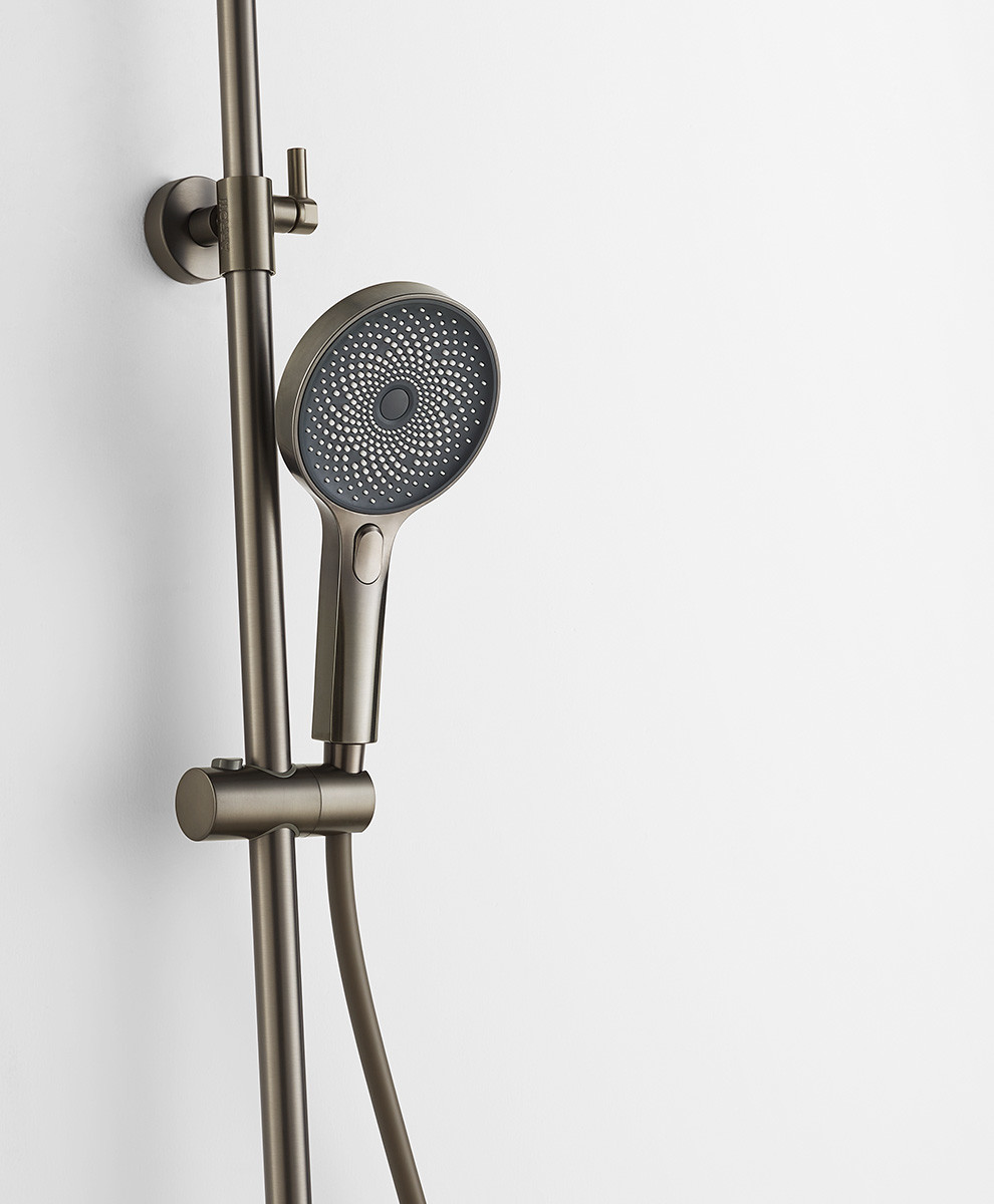 AMG13S851GG Hand Shower Mixer Set Wall Bath With Slide Bar