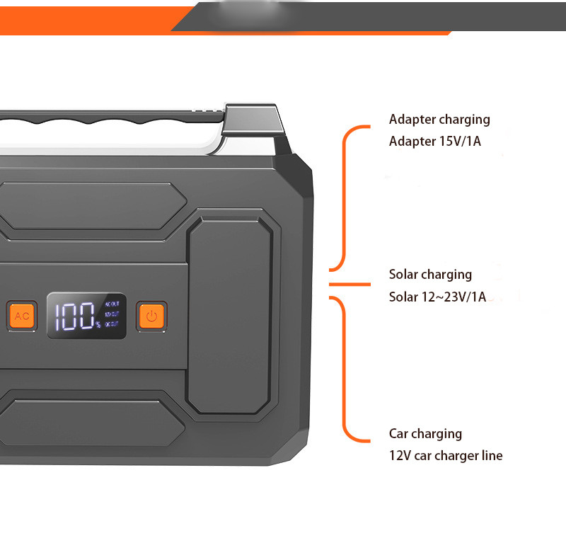 Outdoor reserve power supply, portable inverter with battery for home portable pure sine wave inverter