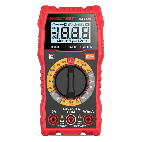 China CE Certified Digital Multimeter with ABS Material and Low Battery Indicator for Accurate Electrical Measurements factory