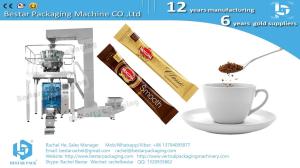 China Instant coffee 3 in 1 coffee stick shape packaging automatic weighing packing machine BSTV-450AZ factory