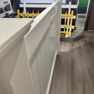 Low Maintenance White Vinyl Fence Boards Column 2590mm Water Proof