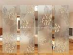Office Satin Frosted Acid Etched Glass 15mm 19mm for Bath Screen , High Strength