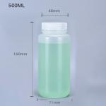 Industrial Laboratory Polypropylene Plastic Bottles 500ML FDA Approved