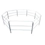 Durable Galvanized Metal Round Pen Fence Panels For Horse Corral Easily