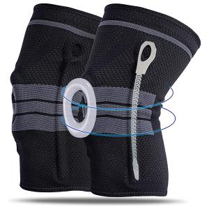 China Soft Fabric Cross Training Fitness Wrap Adjustable Knee Support factory