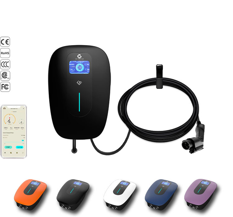 7KW 11KW 22KW Home EV Charging Station Wall Car Charging Points