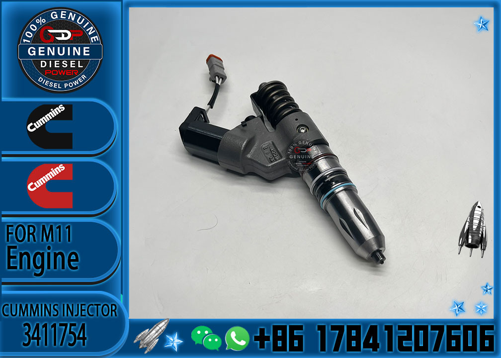 3411756 Recommended M11 Diesel Engine Injector Fuel Injector Assembly 3411754 for Construction Machinery Parts from Xian