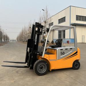 China 5 Ton Electric Forklift Truck Color Customized 55*150*1070 With AC Motor factory
