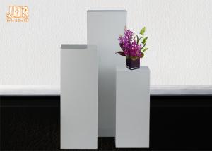 China Modern Glossy White Floor Pedestal / Fiber Glass Pedestal factory