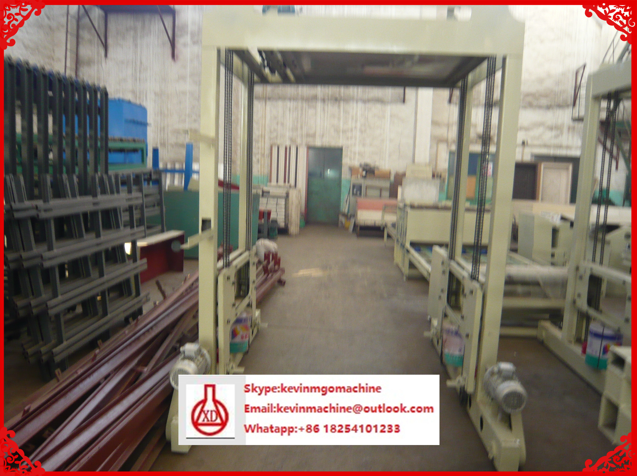Hydraulic Switch Fiber Cement Wall Panel Making Machine High Degree Automation