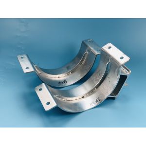 Single Outer Retaining Ring Galvanised Pipe Clamp Fittings For Pipe Support