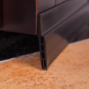 China 50mm Width Door Sweep Weather Stripping Door Bottom Sealing Strip Noise Insulation factory