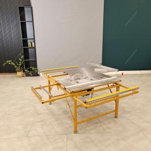 China Horizontal Style 5kW PDMJ16 Dust-Free Folding Panel Circular Saw for Woodworking Needs factory