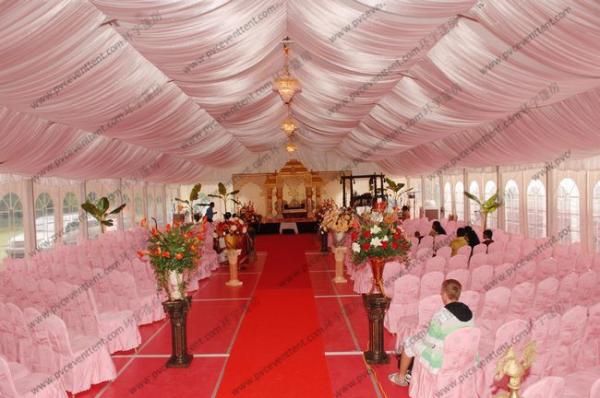 Beautiful Decorations Outside Wedding Tents Different Styles Double PVC Coated
