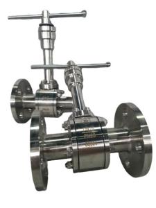 China DN100mm Flange Type Cryogenic Ball Valve For LO2 factory