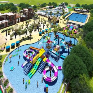 China Small Aqua Park Design With Wave Pools And Lazy Rivers Essential Elements factory
