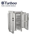 Intelligent CE Approved Full Height Turnstile Gate / Turnstile Security Systems