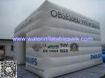 PVC Promotion Inflatable Air Tent 4 Seams Stitching With Logo Printing