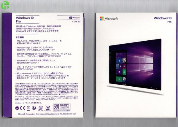 China Microsoft Windows OEM Software , Windows 10 Pro Pack 32bit / 64bit Retail Box factory
