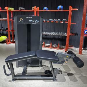 China Steel Prone Leg Curl Gym Fitness Machine Seated Body Building Pin Load Selection Exercise Equipment factory
