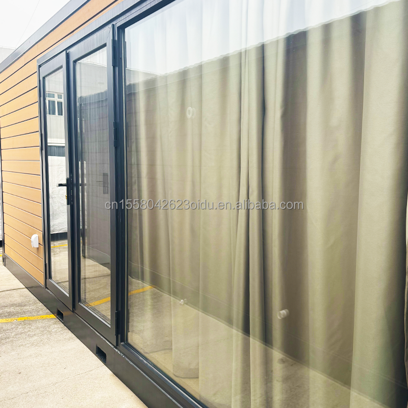Flat Pack Container EU Customized Modern Luxury 20ft Prefabricated Wooden House with Steel Structure Garden Prefab in Mid-Century Modern Design Style