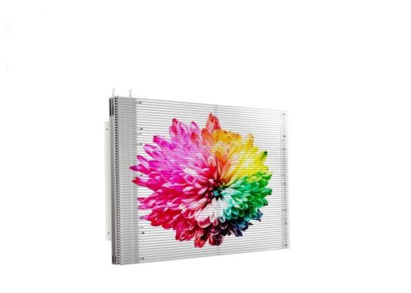 Seamless Stitching Transparent LED Display Screen Illuminating Ventilation