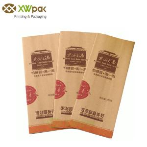 China VMPET Coffee Beans Kraft Paper Packaging Bags / Vertical Corners Coffee Bags With Valve factory