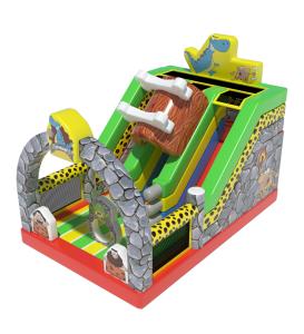 China Children Fun Park Inflatable Dinosaur Animals Slide For Rentals factory
