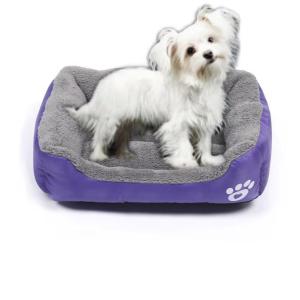 China Manufacture High Quality Large Accessories Rectangle The Soft Comfortable Pet Cat Dog Bed For Pet Animals factory