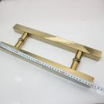 Add a Touch of Gold to Your Bathroom with Stainless Steel Shower Glass Door