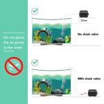 Plastic 60HZ 10 Watt Portable Air Pump For Fish