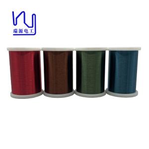 China 2uew155/180 Enamel Coated Magnet Wire Costom Super Thin Multi Color Motor factory
