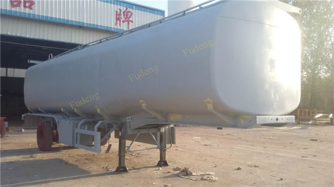 36000 L double tire fuel tank truck trailer for sale BPW brand axle