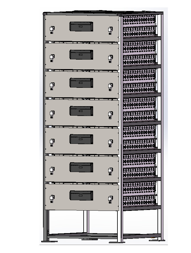 188.8V 280Ah Lithium Ion Battery Storage Systems 52.864KWh