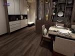 Midnight Miracle Brown SPC Flooring 5mm Anti Slip Fire Retardant GKBM Greenpy MJ