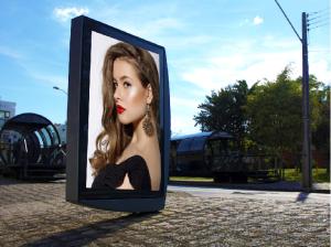 China 2.5mm IP65 Advertising Led Digital Signage Display Outdoor Floor Standing factory