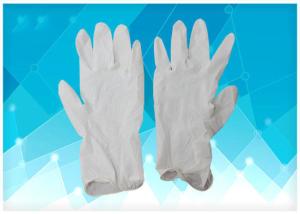 China Anti Oil Disposable Poly Gloves , Medical Rubber Gloves Corrosive Resistance factory