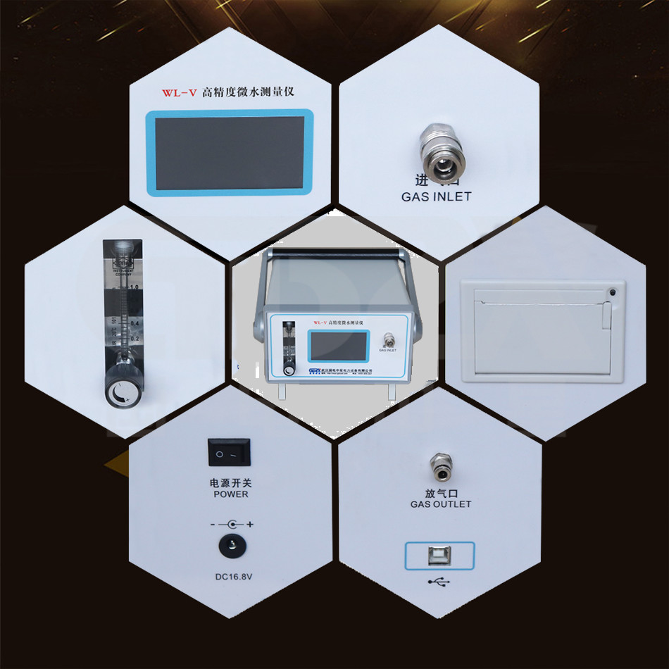 Intelligent Portable SF6 Dew Point Hygrometer With LCD Touch Screen