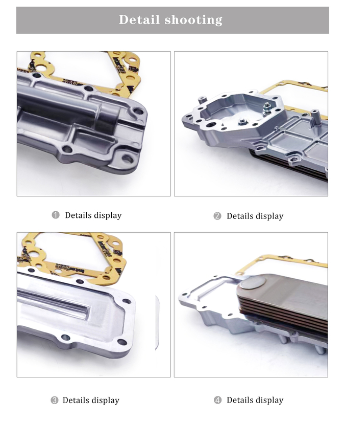 Aluminum Engine Oil Cooler Cover 125-2971 1252971 For E320B E320C 3066