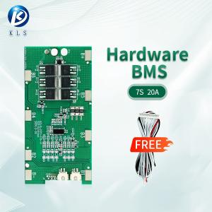 China KLS 7S 24V 20A Li-Ion BMS With Balance For NMC Battery Power Packs Circuit Protection factory