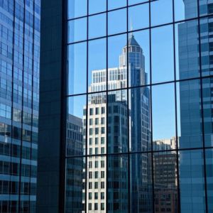 Sound Insulation Unitized Curtain Wall Class 8 Water Tightness And Class 5 Wind Resistant