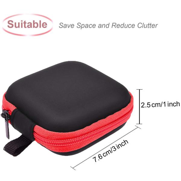3.15x1.57 Inches Headphone Carrying Case , Earphone Storage Bag Mutispandex